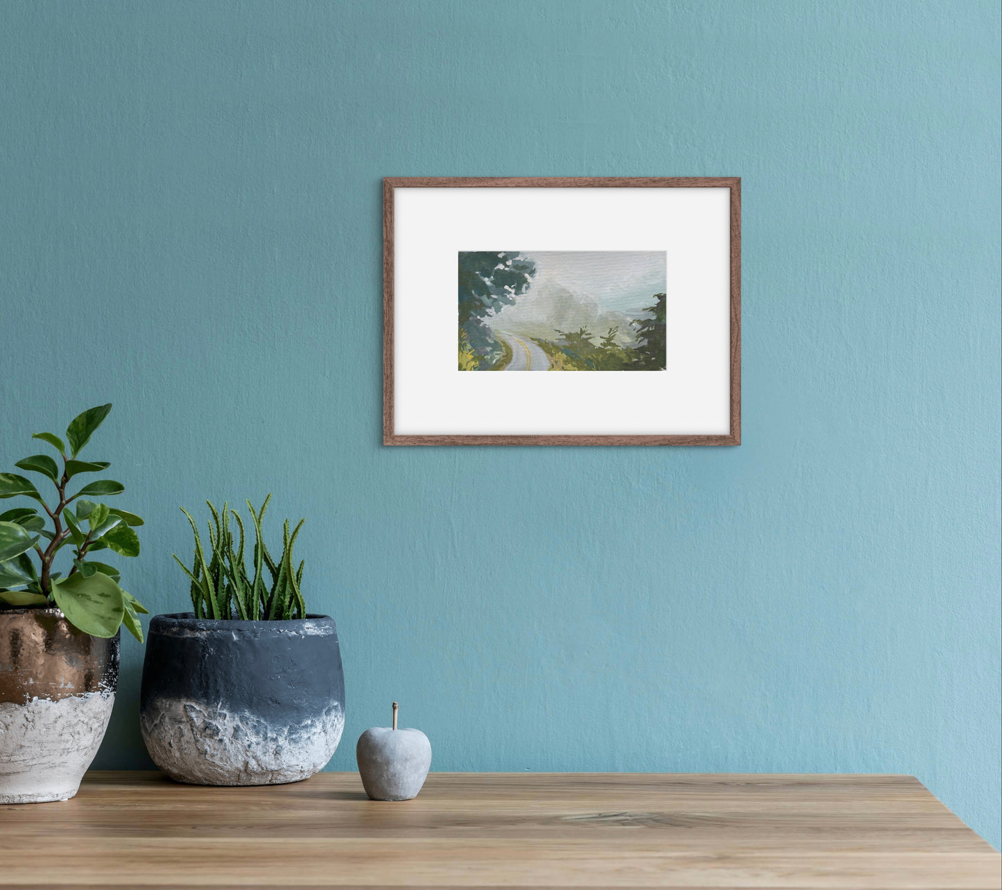 Alyssa Minko, Asheville No. 4, Gouache on Paper, 4 X 6"