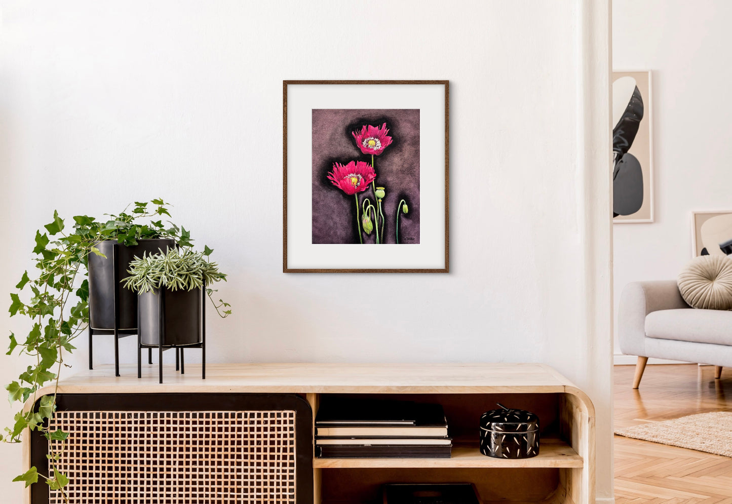 Tia Kratter, Exhibitionists, Watercolor on Watercolor Paper, 11 X 9