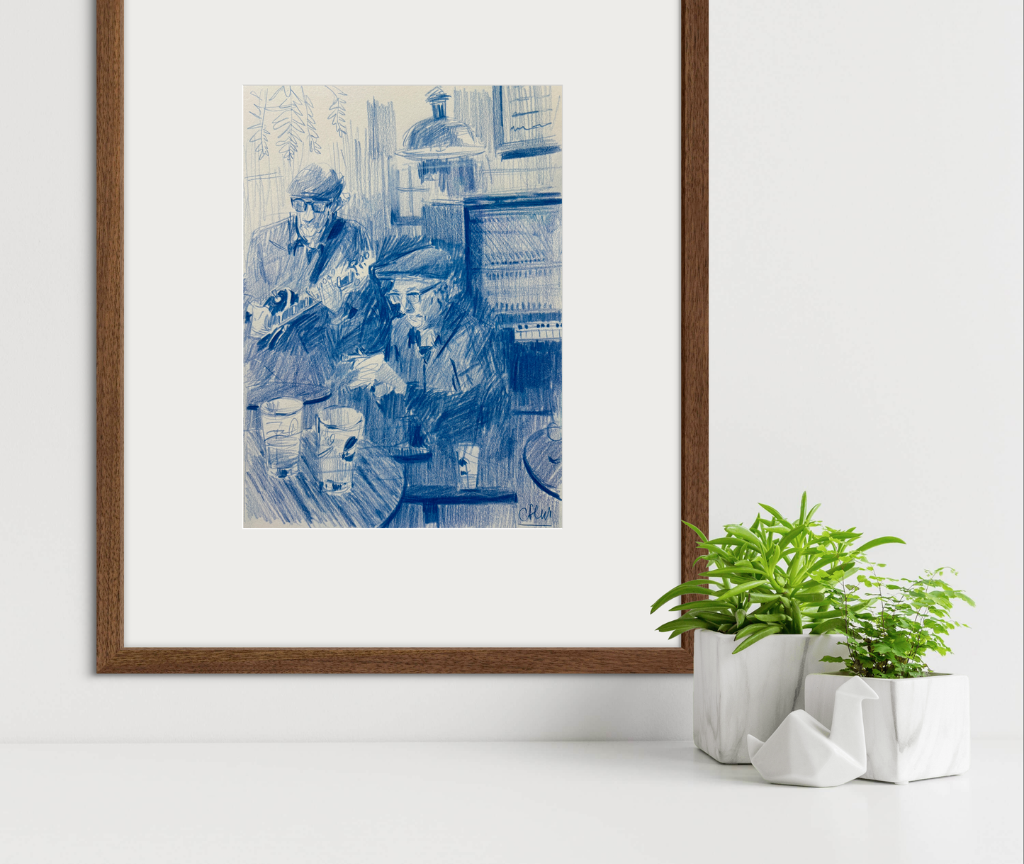 Carlos Felipe León, Revolution, Colored Pencil on Paper, 7 1/2 X 5 1/2"