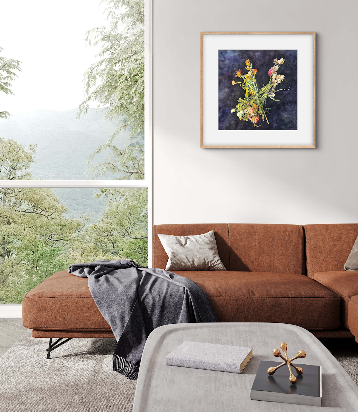 Tia Kratter, Aging Beautifully, Watercolor, 18 X 18"