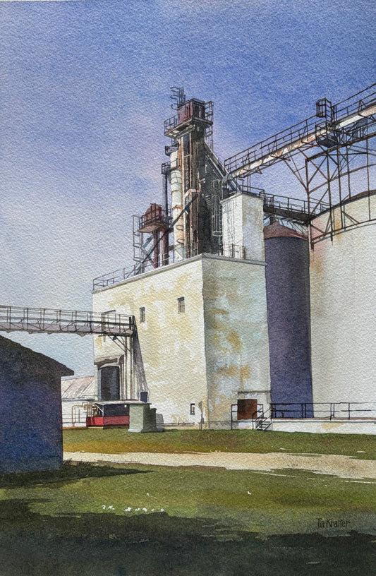 Tia Kratter, Refined San Angelo Texas, Watercolor, 18 X 12 1/2"