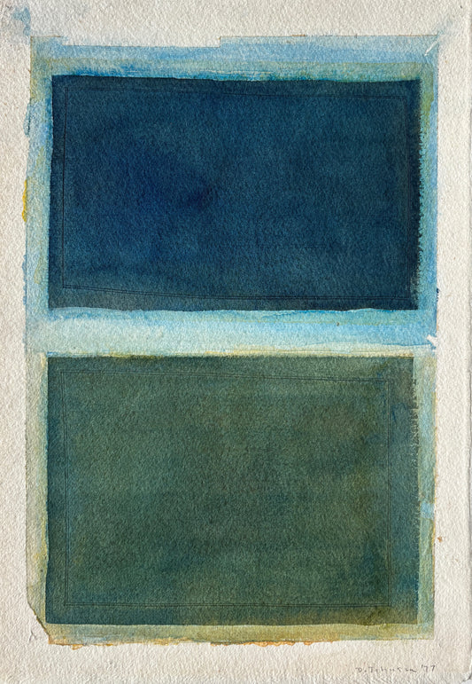 David Johnson, Untitled, Acrylic Medium on Paper, 14 X 10"