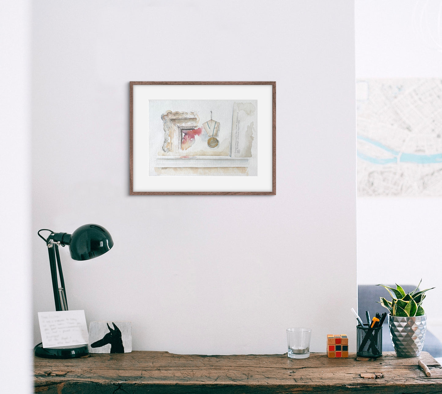 David Johnson, Madonnas of Leningrad, Watercolor on Paper, 10 X 14"